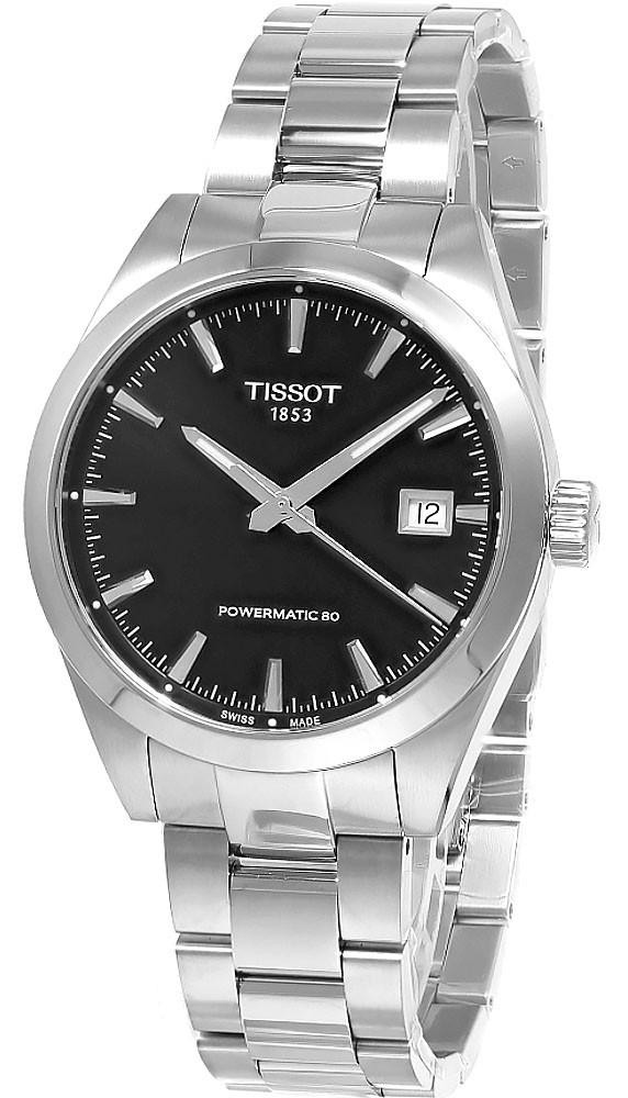TISSOT Gentleman Automatic SS 38MM Black Dial Men's Watch T165.807.11.051.00