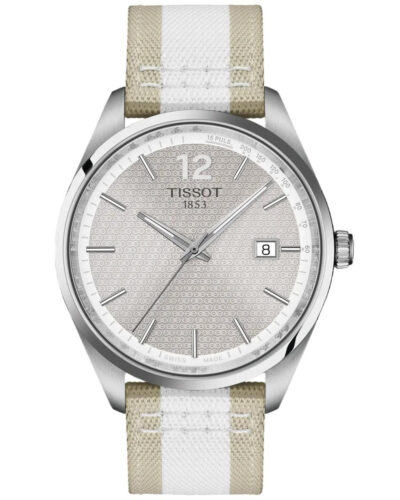 TISSOT PR 100 Cycling Quartz 40MM Gray Dial Textile Strap Men's Watch T150.410.17.037.00